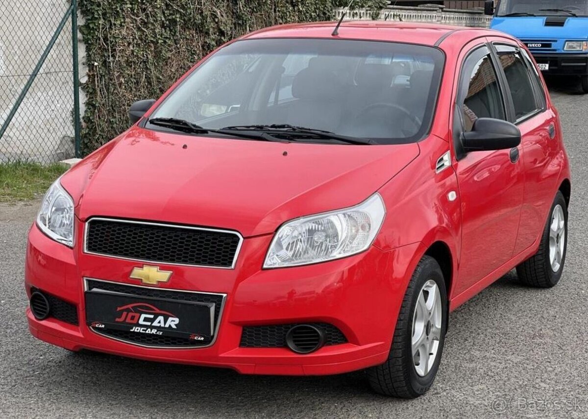 Chevrolet Aveo 1.2i 16v ALU KOUPENO V ČR benzín manuál 62 kw