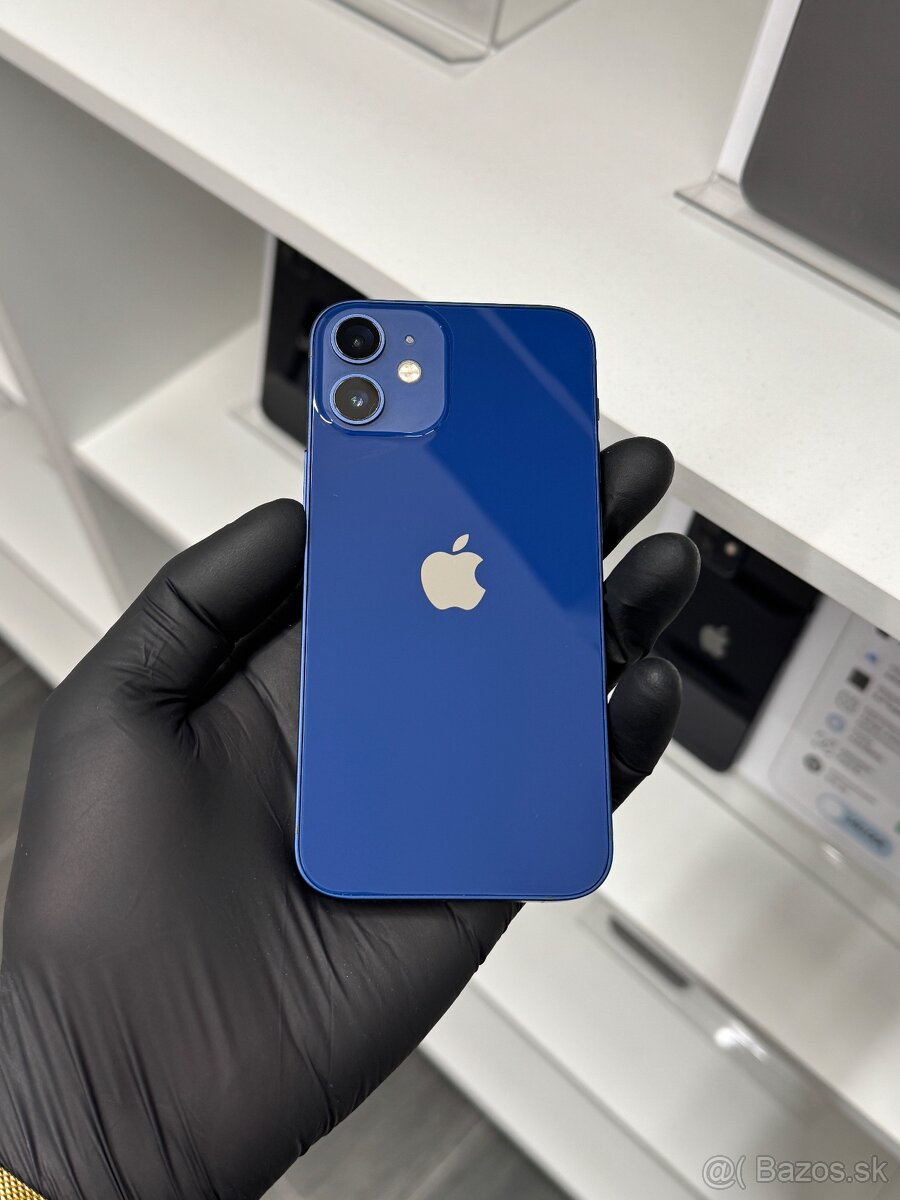 ZÁRUKA 2 ROKY / Apple iPhone 12 Mini 128GB Blue, 100%