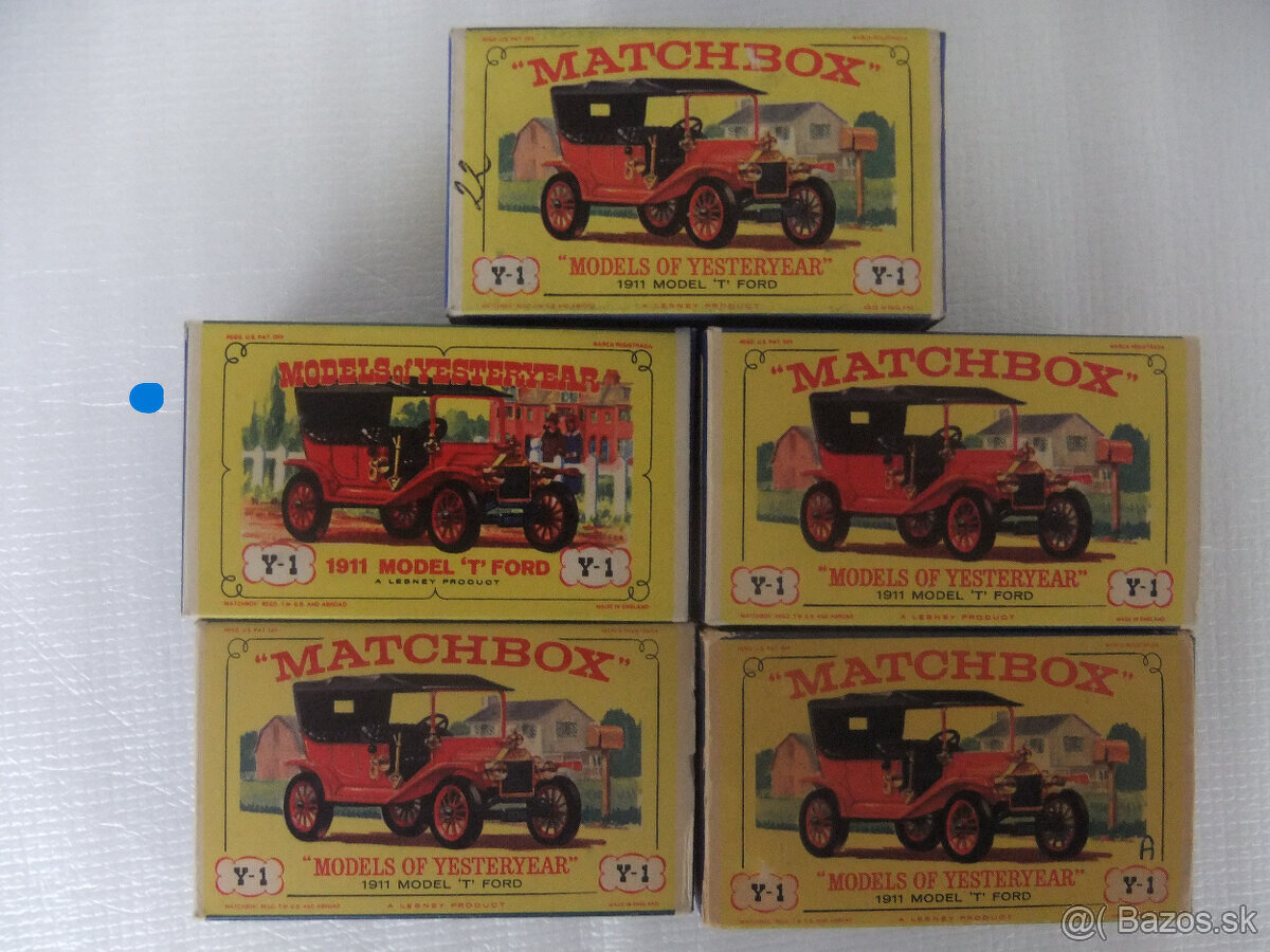 Matchbox Yesteryear varianty Y1,vyborny 100% zbierkovy stav