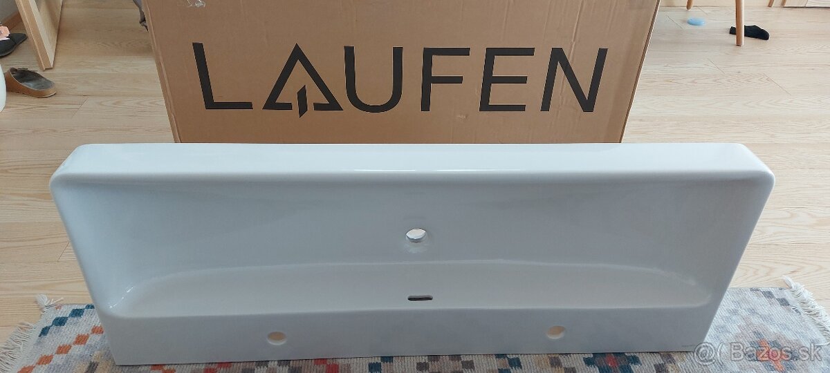 Umývadlo Laufen Pro S 120x46 cm dva otvory pre batériu