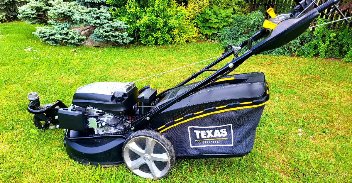 benzínová kosačka TEXAS, elektrický štart, takmer NOVÁ