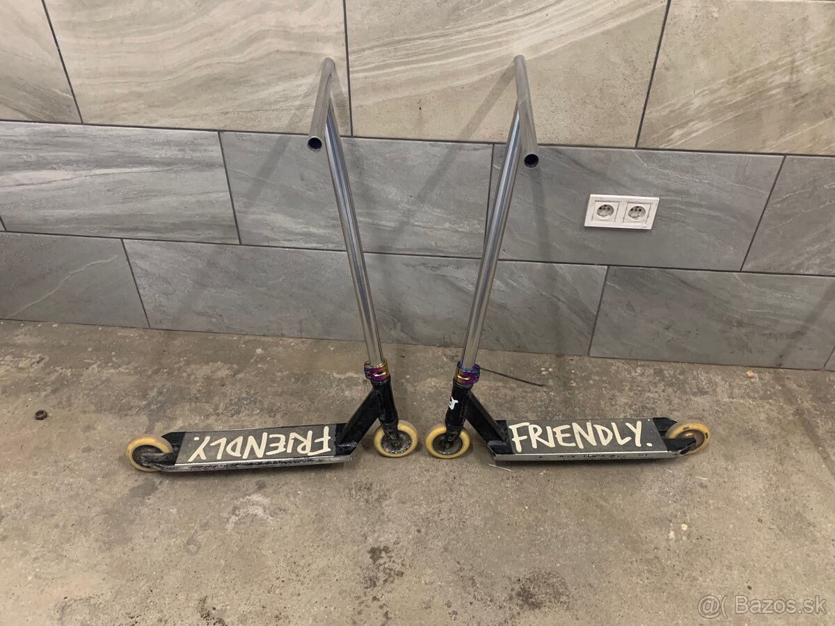 Freestylove kolobežky custom build