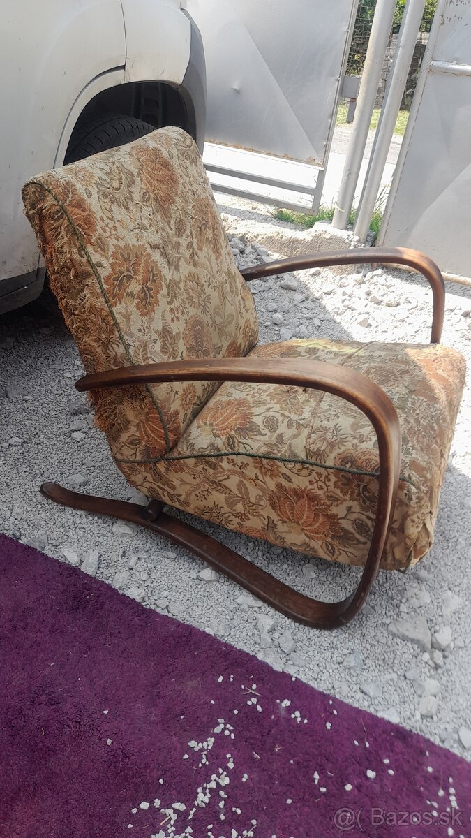 Retro kreslo Halabala H269