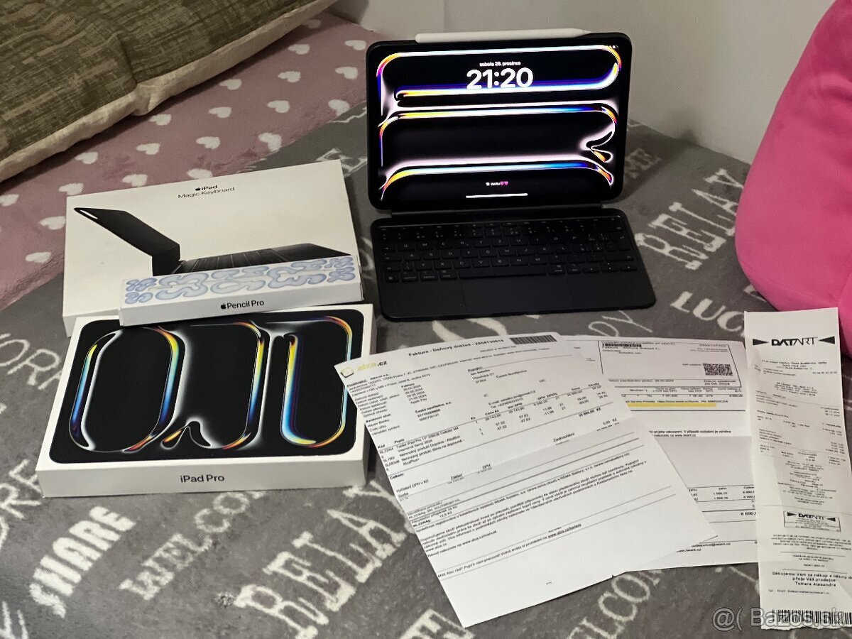 Apple iPad Pro 11”(2024) M4 Wi-fi+cellular 256GB+příslušenst