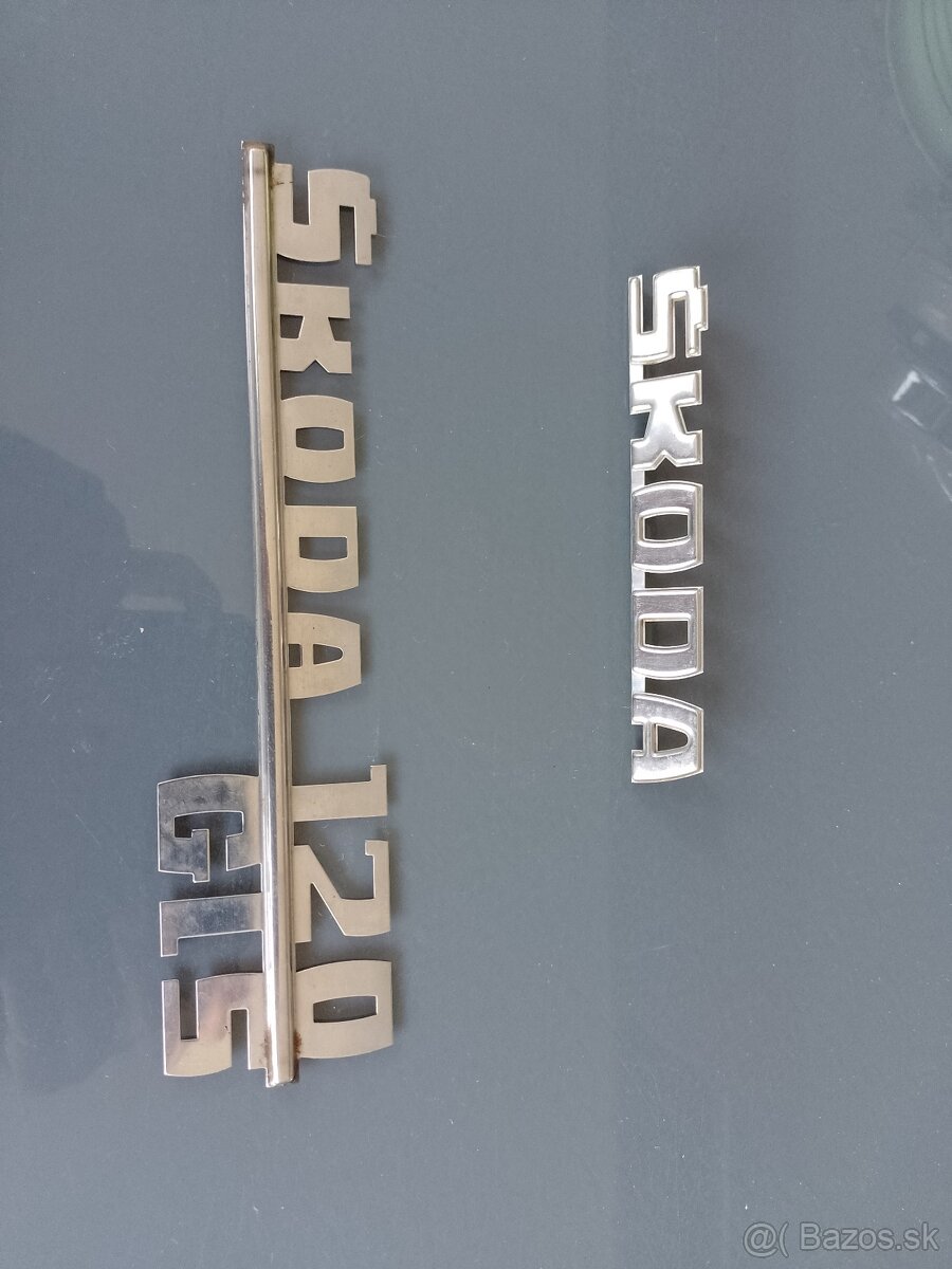 Nápisy SKODA