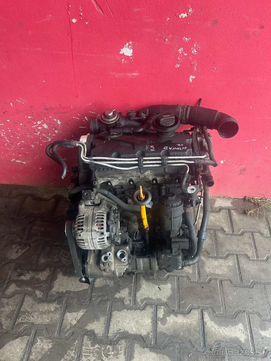 Motor 1,9TDI 77 KW Škoda Octavia typ BJB kompletní