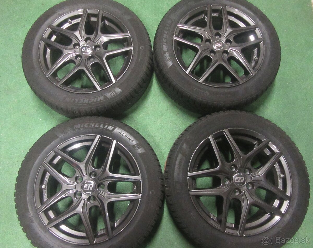 R17 Zimná sada MSW rozteč 5x112 205/55R17 MICHELIN