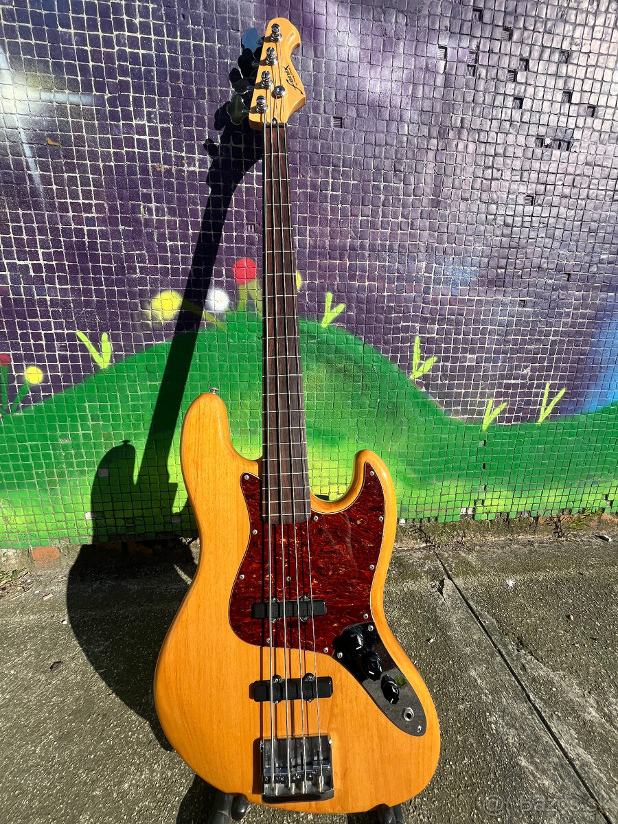 Predám Fenix fretless 4 string natural - Bartolini