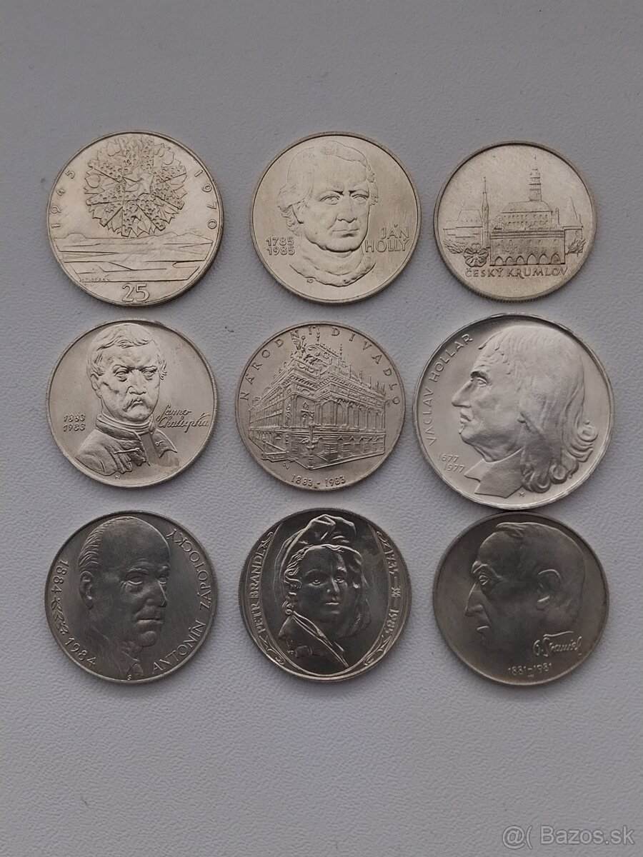 Československe strieborne mince