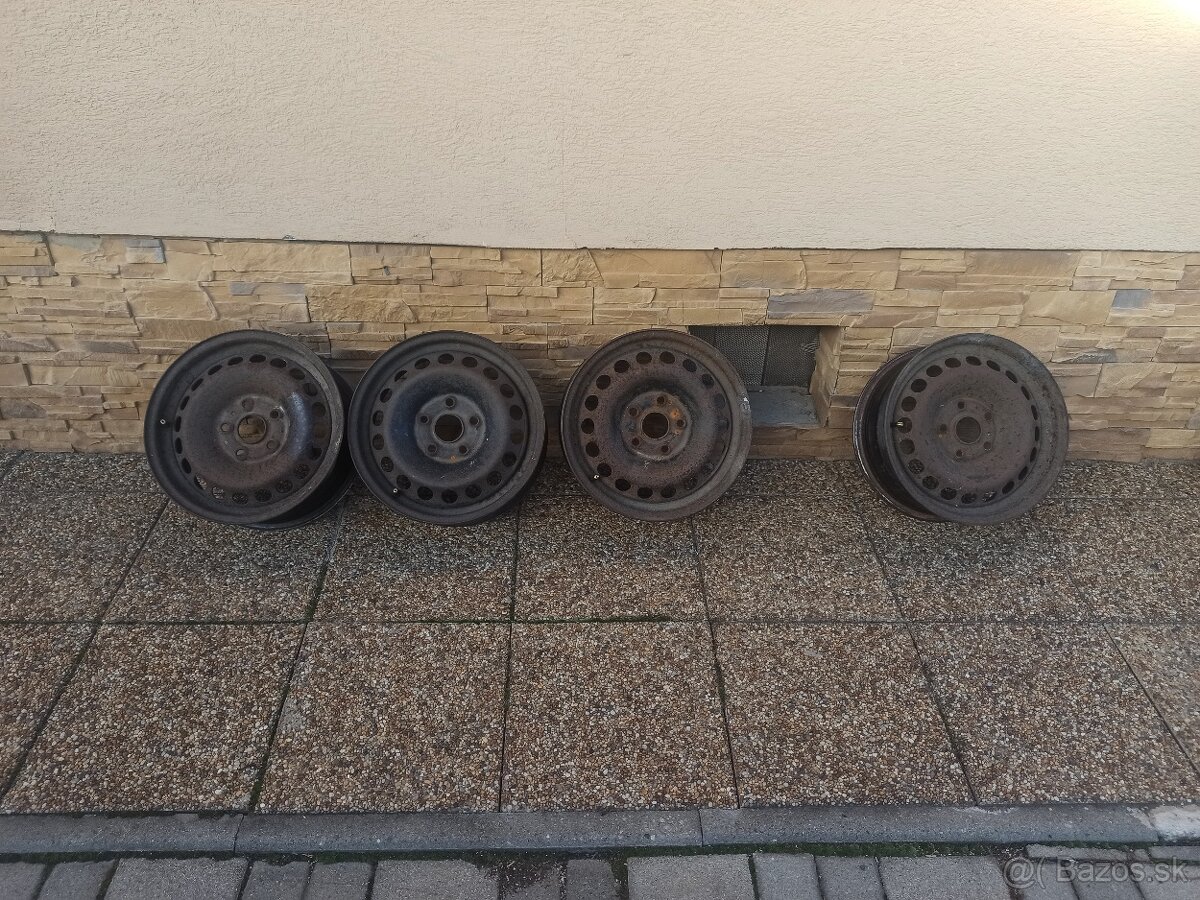 Predám plechové disky R15