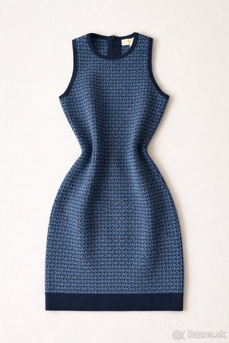 Michael Kors monogram modré šaty
