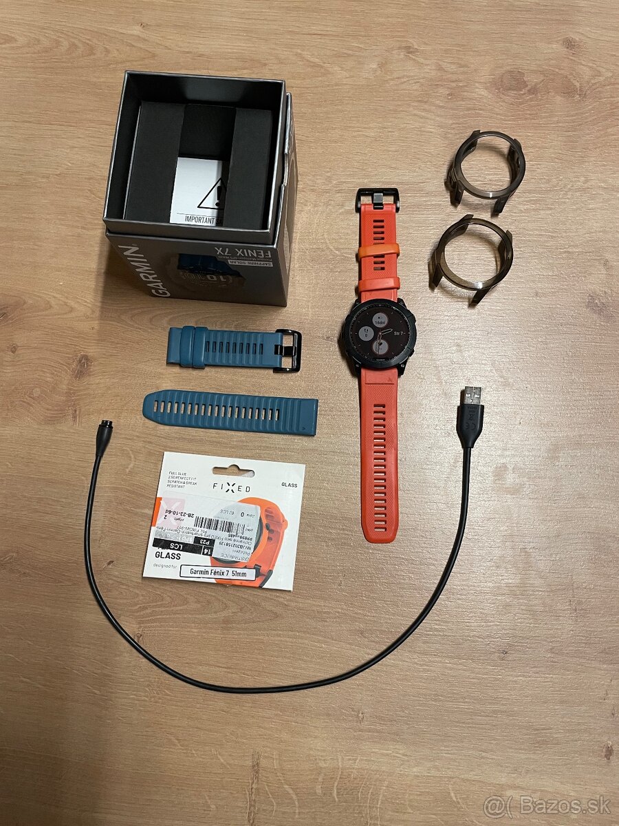 Garmin Fenix 7x Sapphire Solar