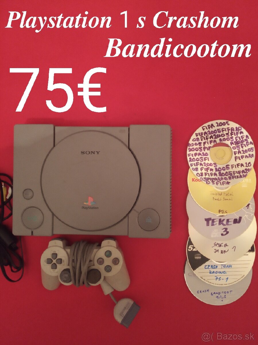 Playstation 1 s Crashom Bandicootom.