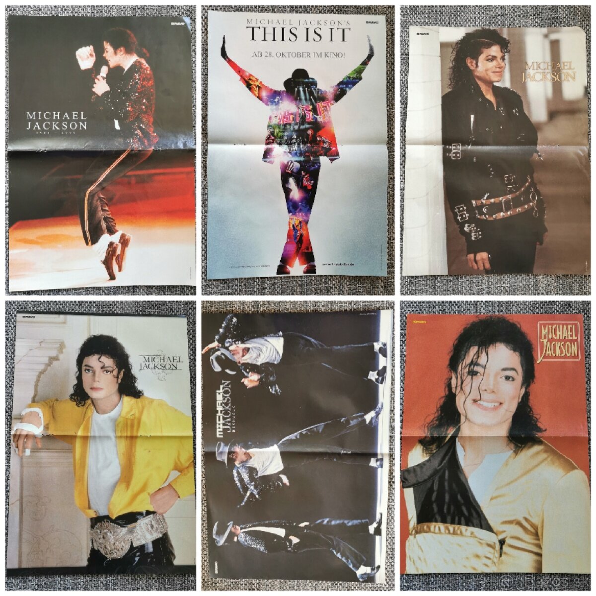 Zbierka plagátov Michael Jackson
