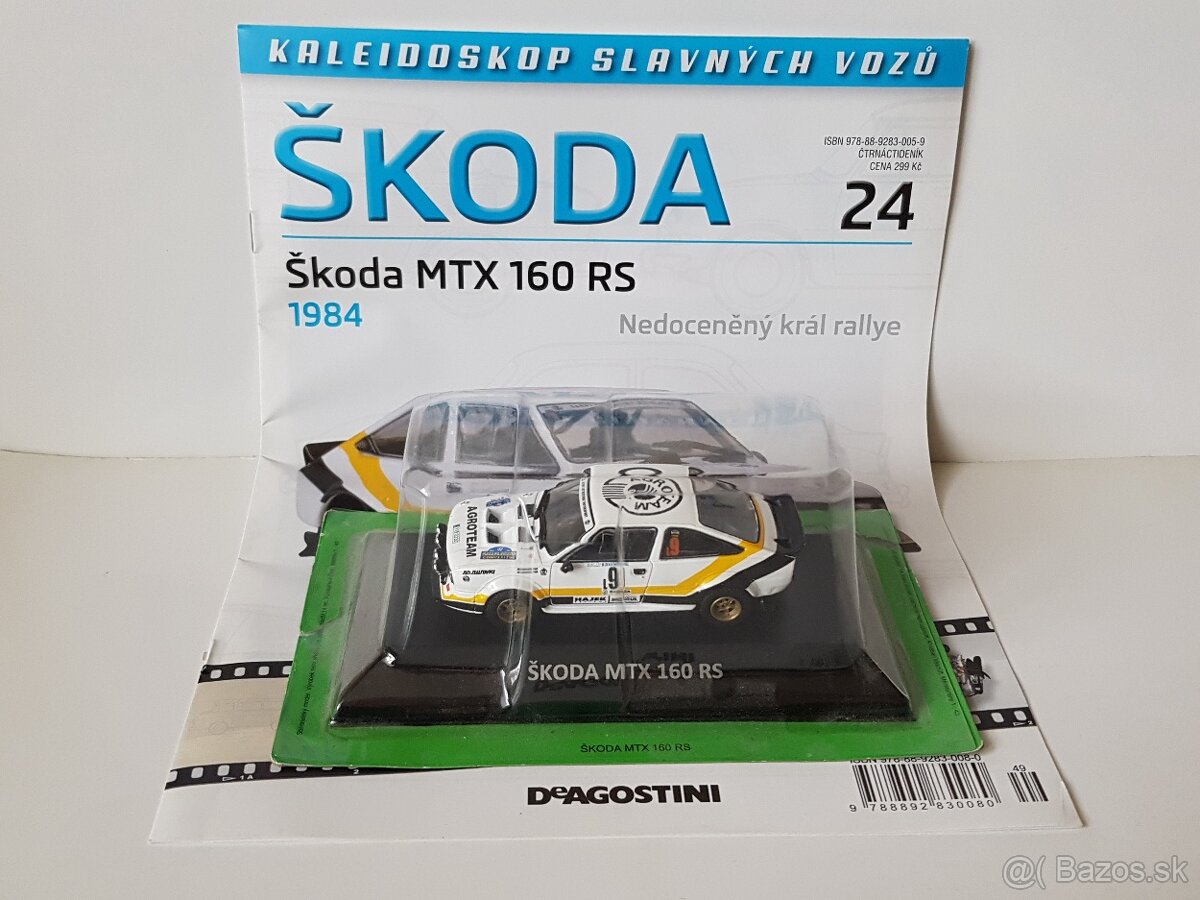 Škoda MTX 160 RS 1:43 s časopisom