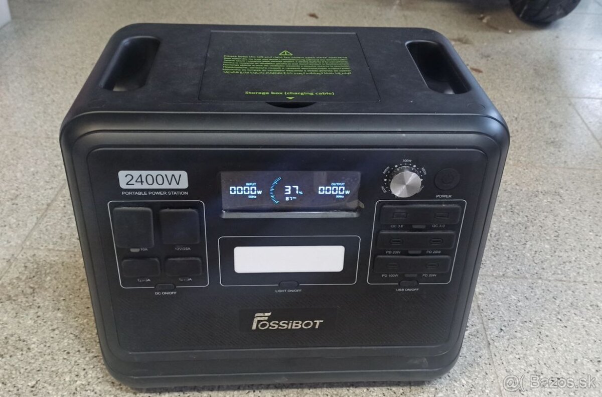 Nabijacia stanica 2400W 2048 Wh + solarny panel