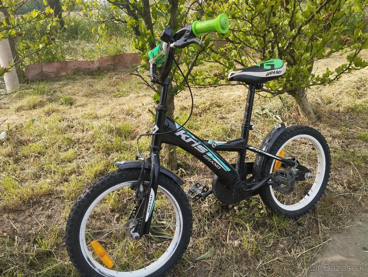 Detský bicykel veľkosť kolies 16