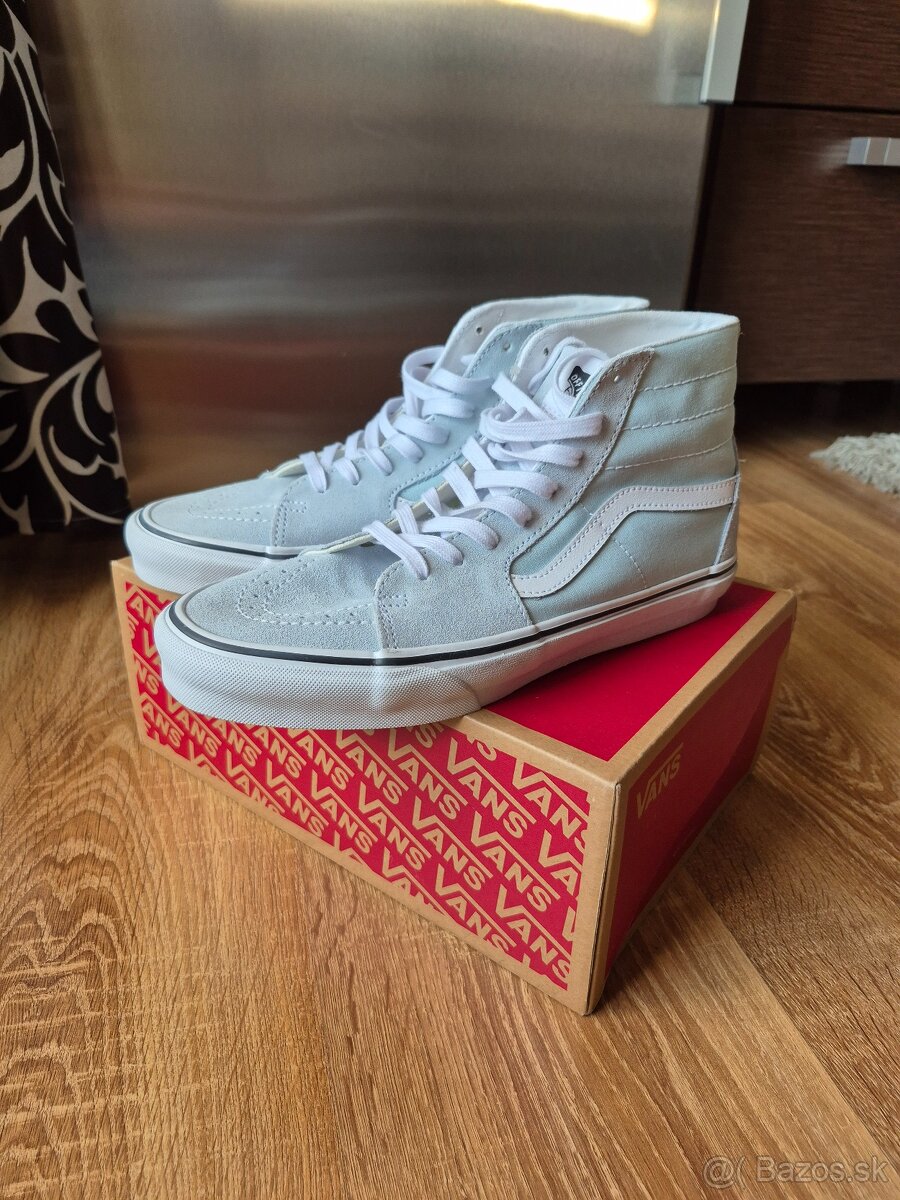 Vans SK8-HI TAPERED - Vysoké tenisky - canal blue 42.5