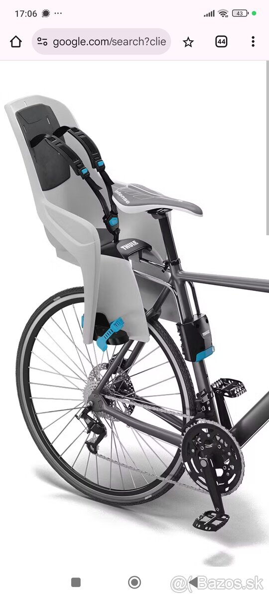 Detská sedačka na bicykel THULE