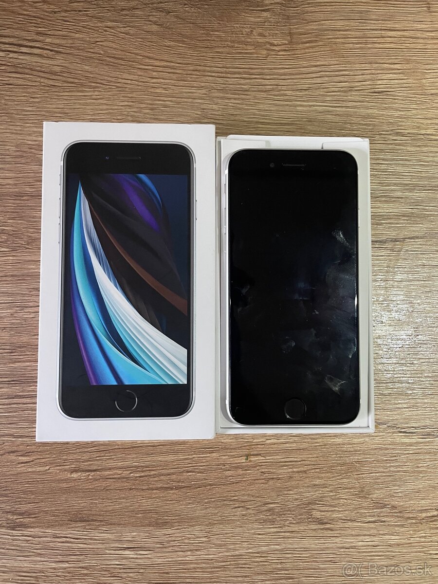 Iphone SE 2020 64gb + sklo + kryt