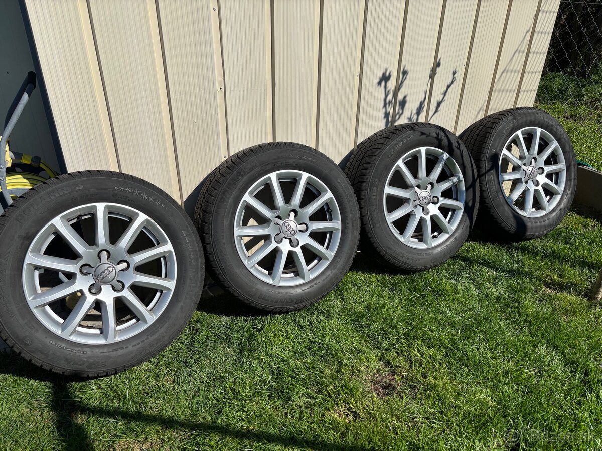 Audi elektróny + pneumatiky zimné Barum 225/55R16