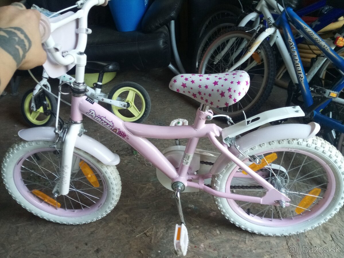 dievčenský bicykel