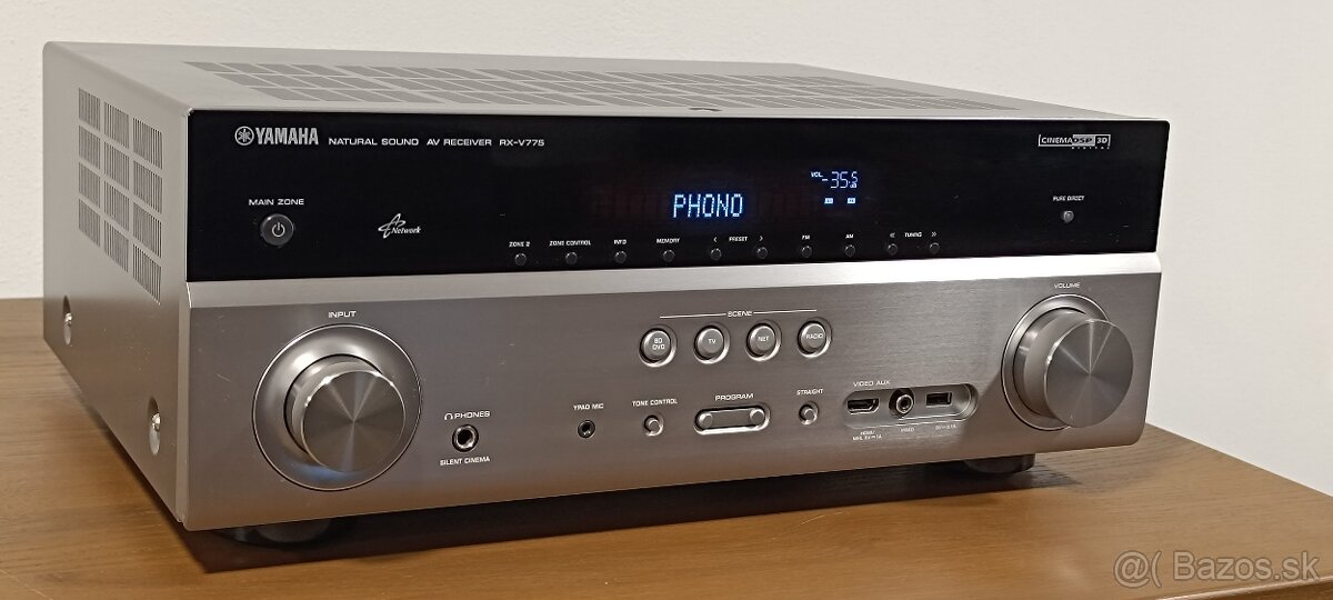 Predám strieborný 7.2 AV receiver Yamaha RX-V 775