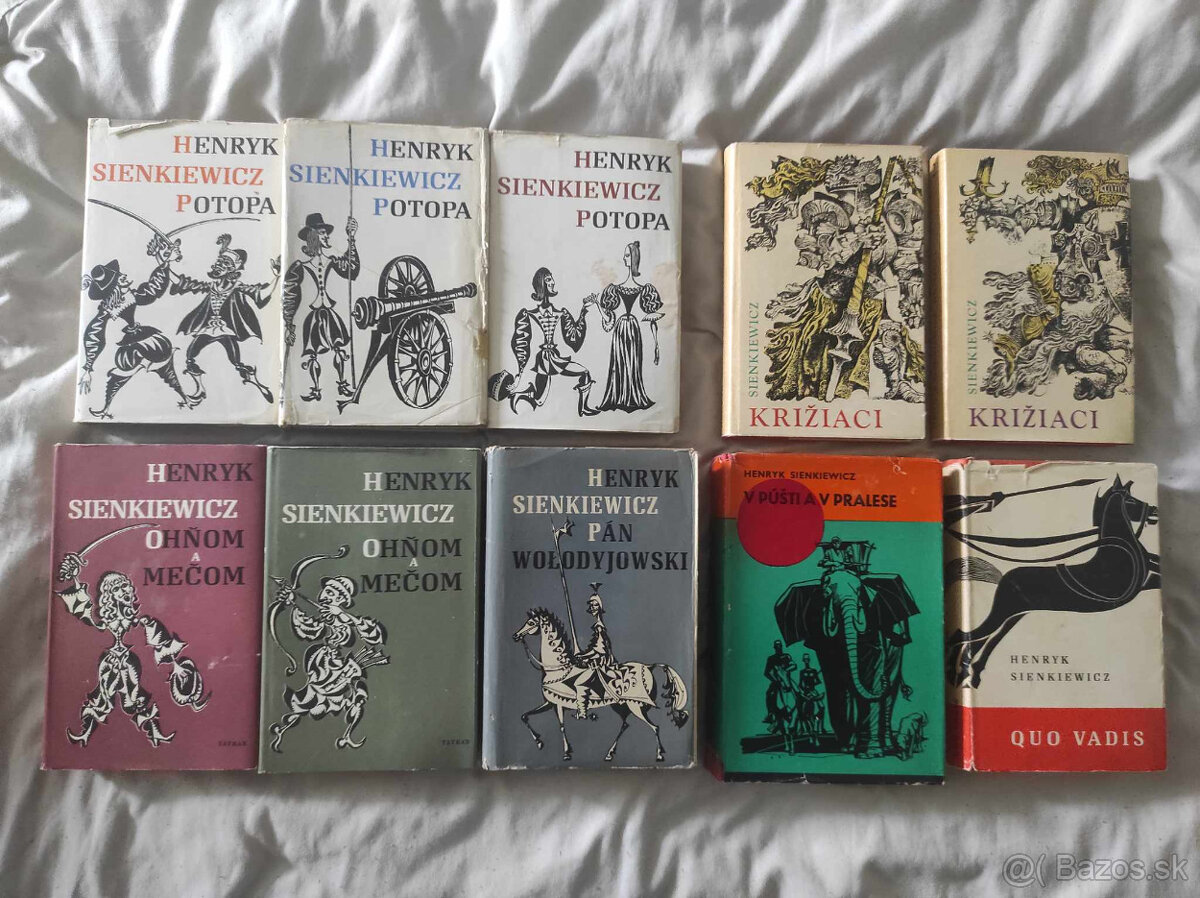 10x Henryk Sienkiewicz - sk