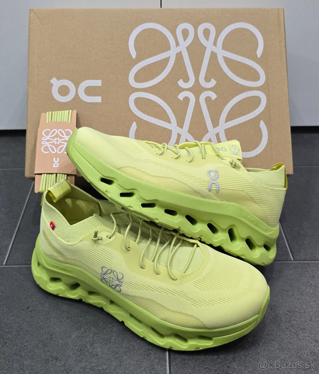 Nove damske On Running x LOEWE Cloudtilt tenisky 'lime gree