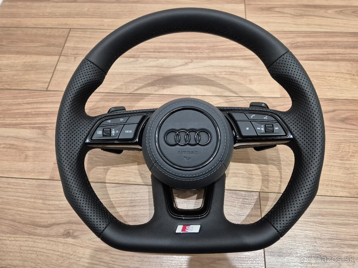 AUDI SLINE VOLANT MULTIFUNKCNY S PÁDLAMI A3 A4 A5 A6 Q5 Q7