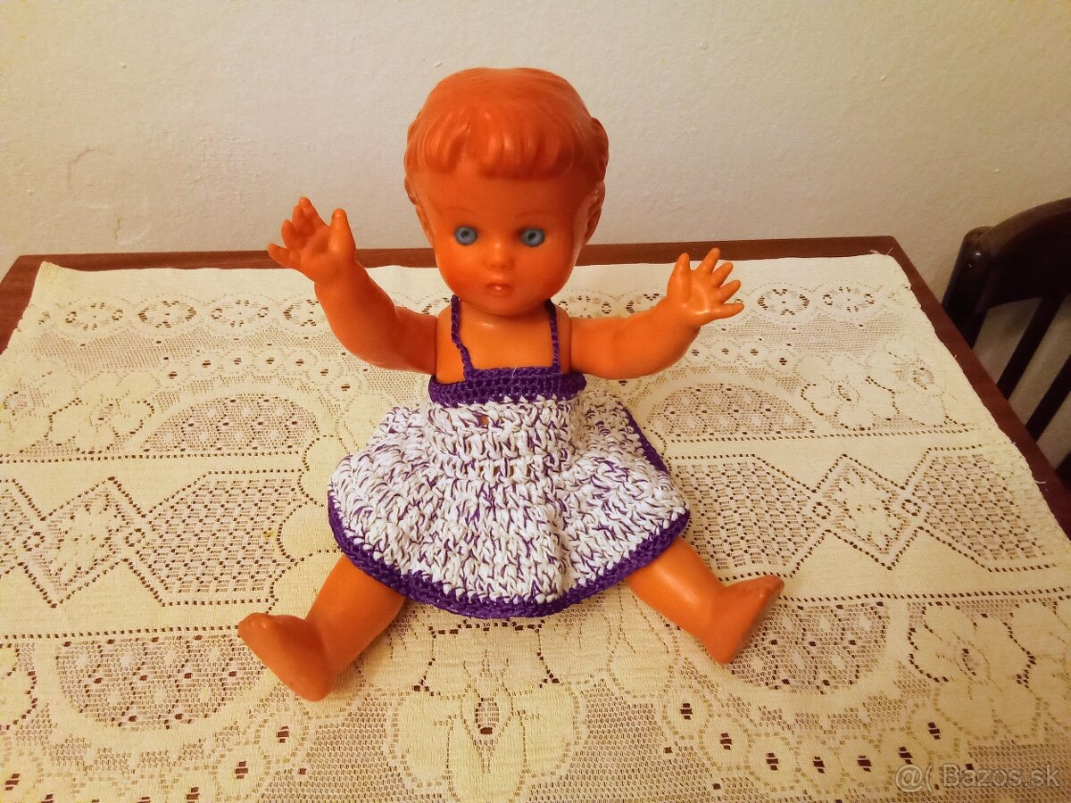 Retro, gumová panenka - Zuzanka --bábika