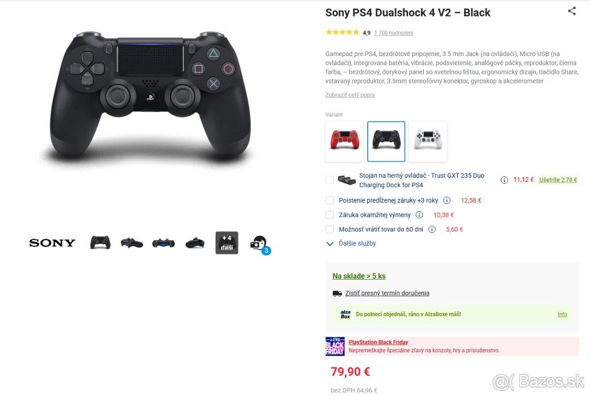 Gamepad ps4 , joystick