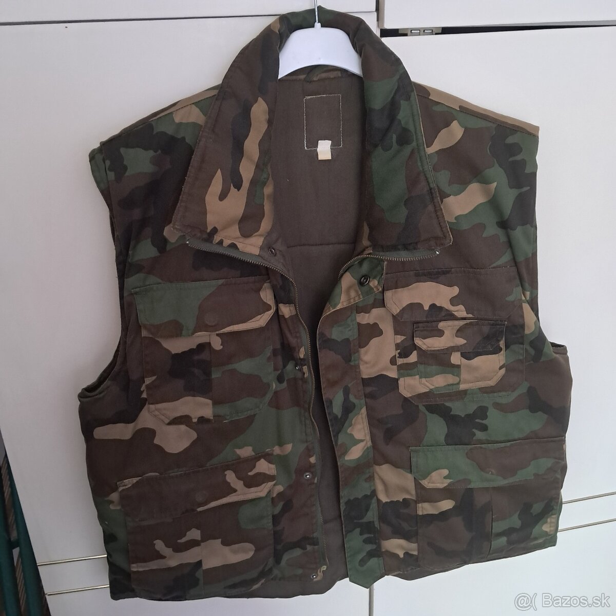 Maskáčová vesta - ZATEPLENÁ - ORIGINÁL