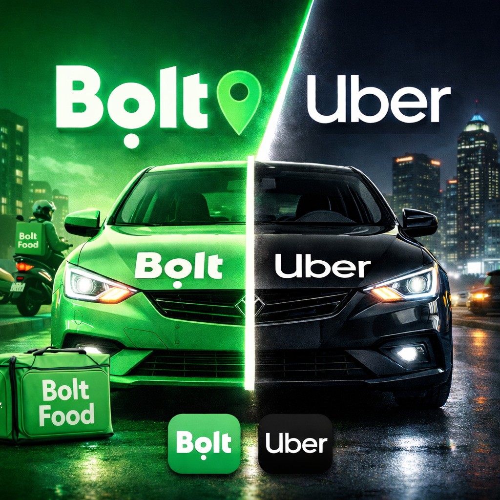 🚗 Vodič Bolt / Uber / Bolt Food