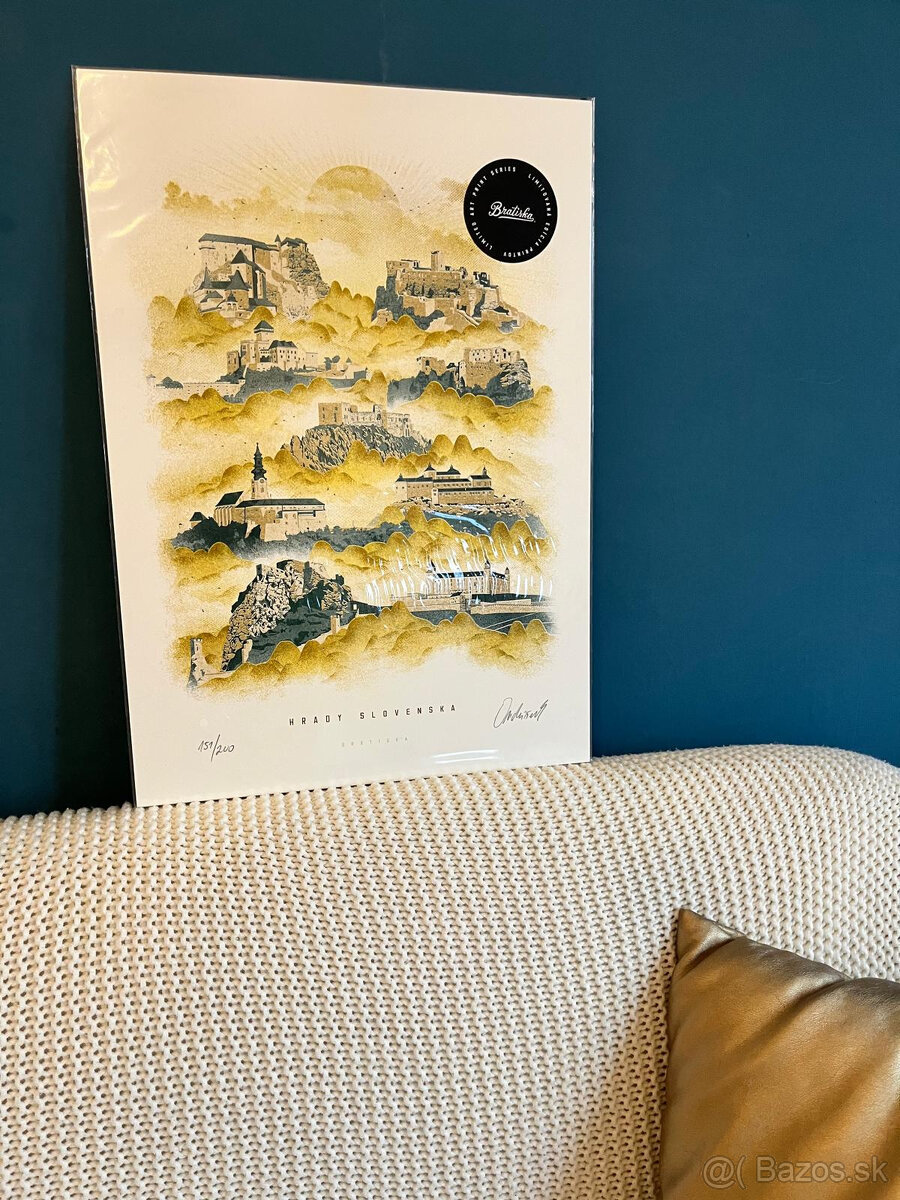 Print Bratiska - Hrady Slovenska