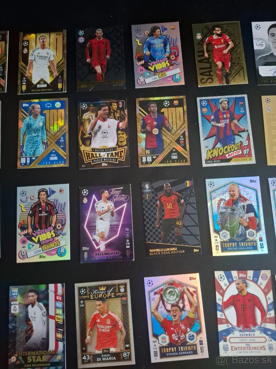 Predám futbalové karty