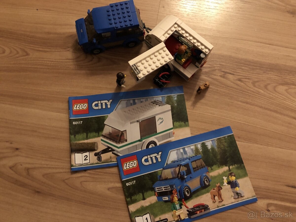 Lego CITY 60117 - Obytný príves s autom