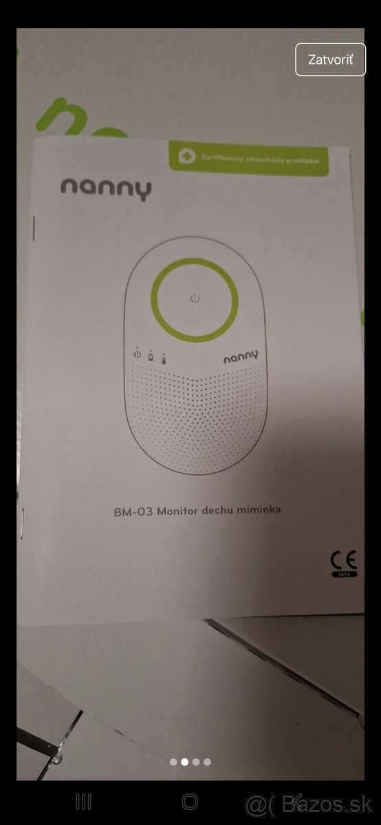 Monitor dychu Nanny