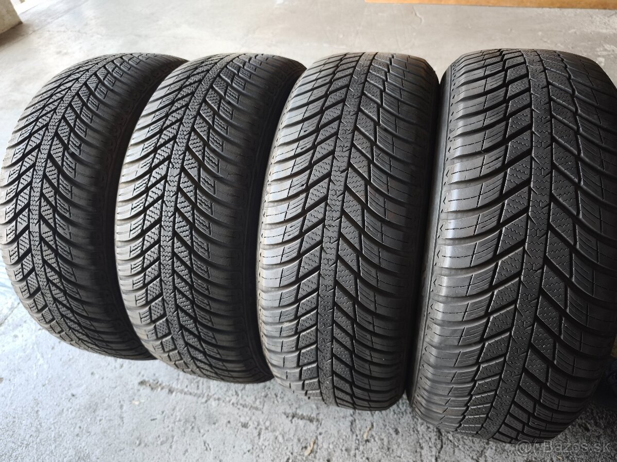215/55 r16 celoročné pneumatiky 6-7mm