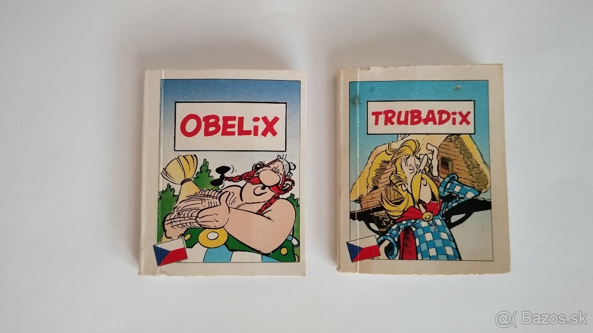 Staré komiksy Asterix a Obelix