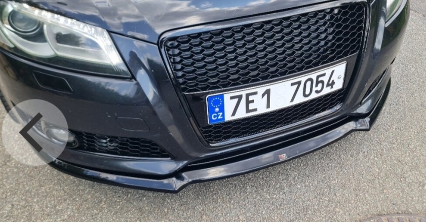 Predám predný podspoiler na audi a3 SR rs3