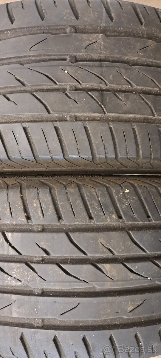 Predám 2ks jazdené letné 215/55r16-97H Matador