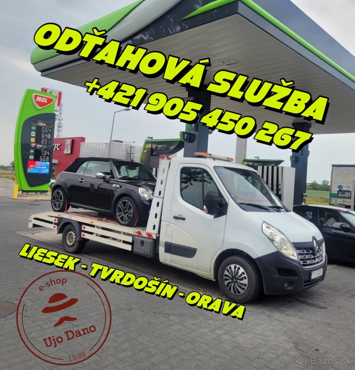 Odťahová služba - Prevoz - Dovoz - Odťah - Dovoz