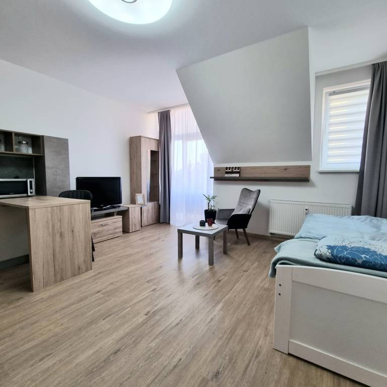 1- izbový, klimatizovaný byt pri City Aréne s parkovacím m