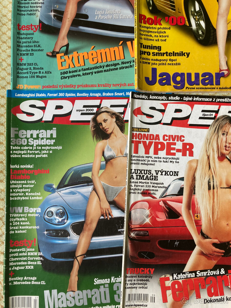 Predám pre milovníkov motorizmu časopisy SPEED