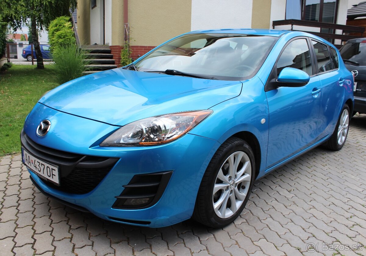 • MAZDA 3 1.6i, 77 kW, Benzín, 5-st. manuál, r.v. 2009 •