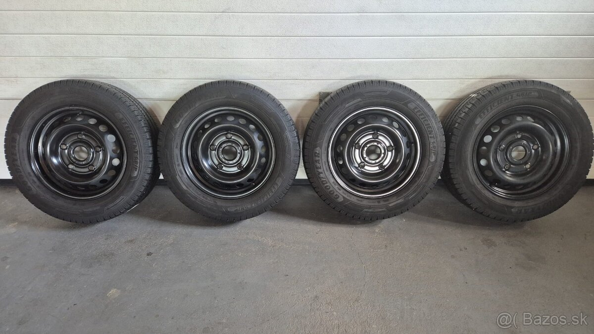 Plechové disky 5x160 r16 ET60 Transit Custom
