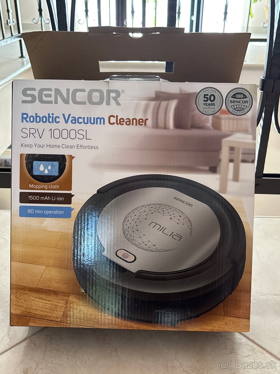 SENCOR- robotický vysávač robotic Vacum Cleaner SRav 1000L