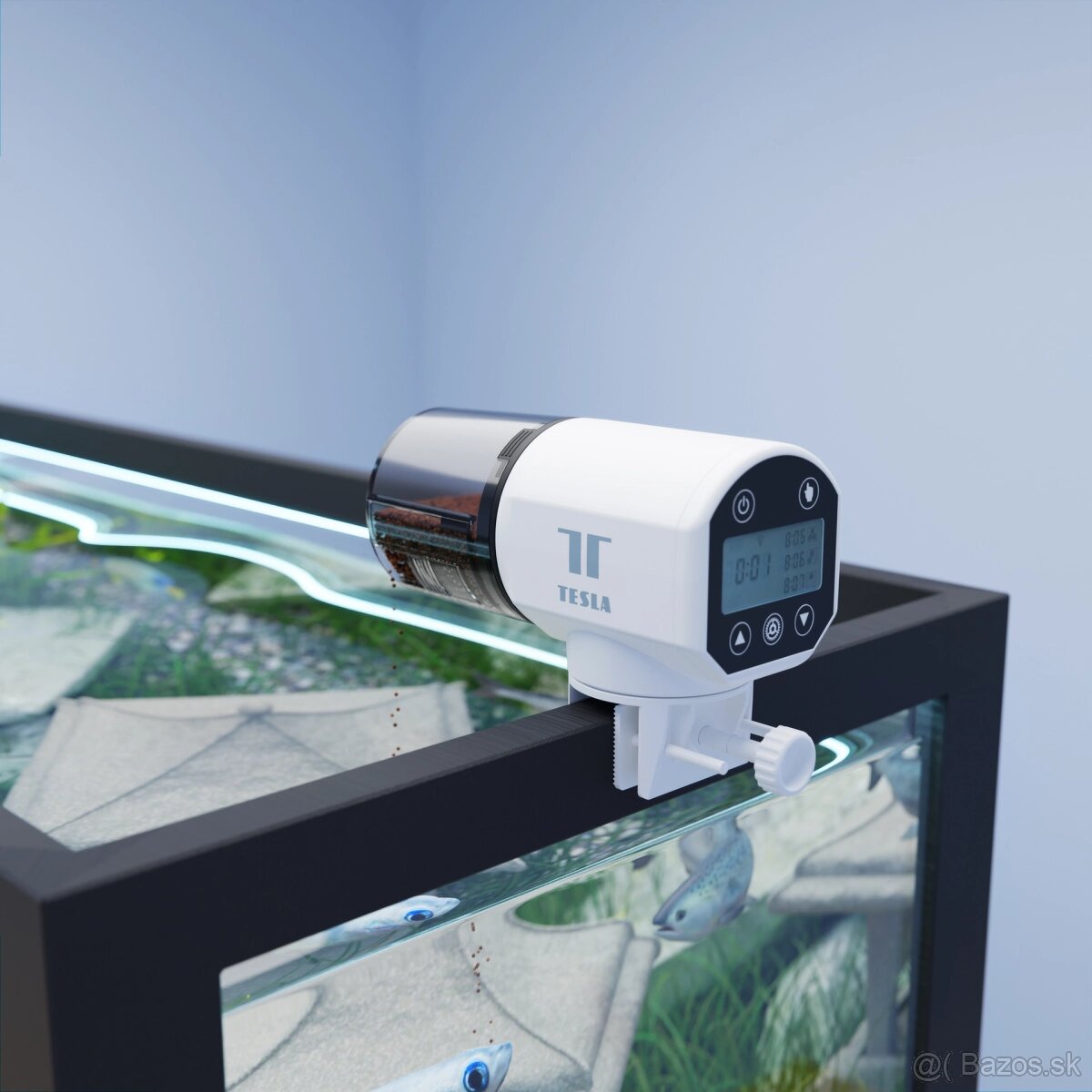 Tesla smart fish feeder krmitko automaticke