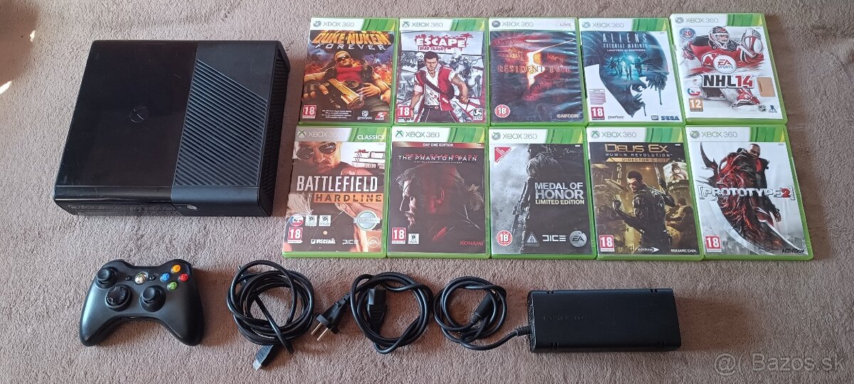 Xbox360 slim s hrami